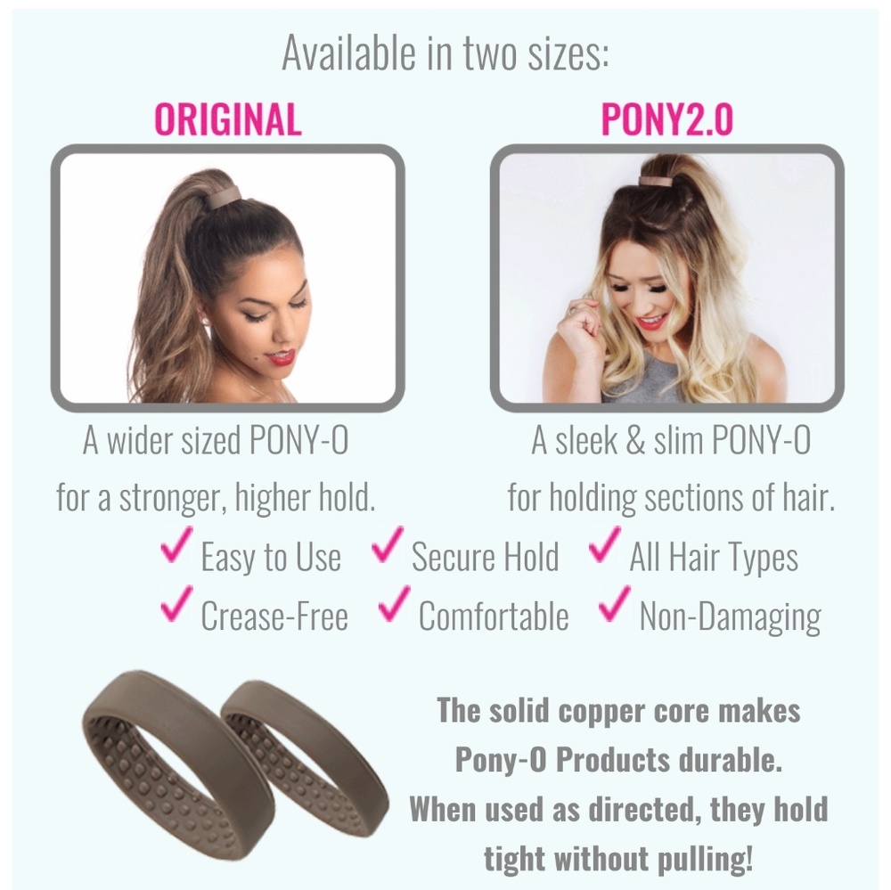 2 brown original pony-o